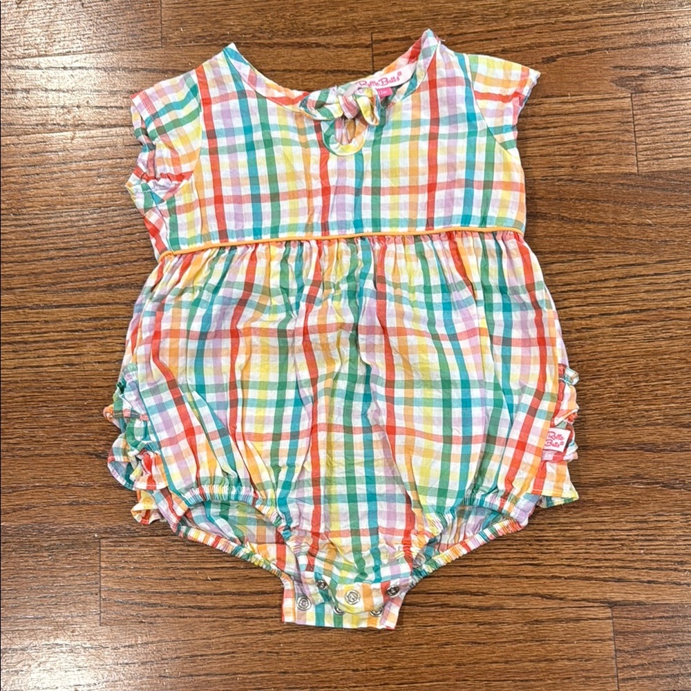 Ruffle Butts Baby Rompers Set of 2 - Size 6-12m - Picture 2 of 5